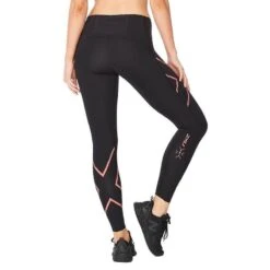 2XU Women's Light Speed Mid-Rise Compression Tights - Zwart -Modekleding 2xu womens light speed mid rise compression tights zwart 2