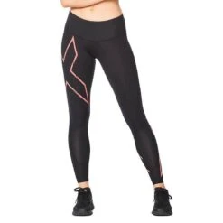2XU Women's Light Speed Mid-Rise Compression Tights - Zwart