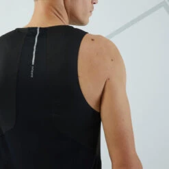 Ademende Hardloopsinglet Voor Heren Light 16 Ademende Hardloopsinglet Voor Heren Light -Modekleding ademend hardloopsinglet voor heren light zwart golven 4