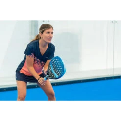 Ademend Padelrokje 500 -Modekleding ademend padelrokje voor dames 500 blauw 4