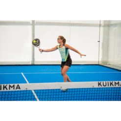 Ademend Padelrokje Voor Dames 500 Groen Zwart -Modekleding ademend padelrokje voor dames 500 groen zwart 7