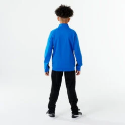 Puma Ademend Trainingspak Voor Kinderen Synthetisch Blauw Zwart -Modekleding ademend trainingspak voor kinderen synthetisch blauw zwart 4