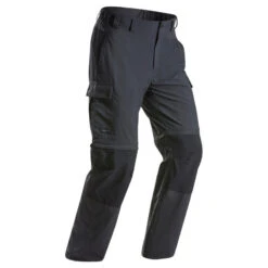 Stevige Afritsbroek Voor Bergtrekking MT100 Heren -Modekleding afritsbare en stevige broek voor bergtrekking heren mt100 1