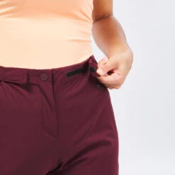 Quechua Afritsbroek Voor Bergwandelen Voor Dames MH550 -Modekleding afritsbroek voor bergwandelen voor dames mh550 bordeaux 7