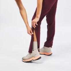 Quechua Afritsbroek Voor Bergwandelen Voor Dames MH550 -Modekleding afritsbroek voor bergwandelen voor dames mh550 bordeaux 9