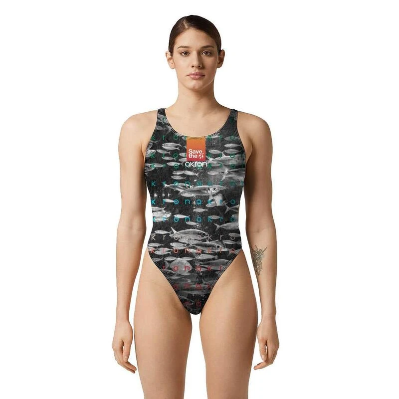 Akron Vrouwen Badpak Save The Fish 3 Akron Vrouwen Badpak Save The Fish