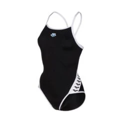 Arena Damesbadpak Icons Superfly Back - Zwart/Wit -Modekleding arena damesbadpak icons superfly back zwartwit 2