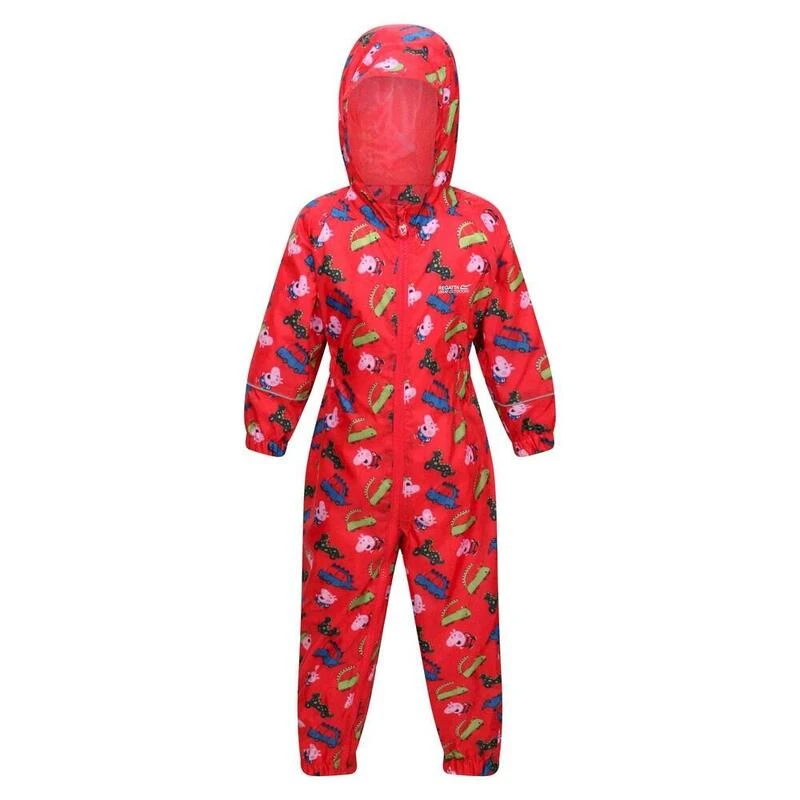 Regatta Baby Pobble Peppa Pig Puddle Suit (Echt Rood) 3 Regatta Baby Pobble Peppa Pig Puddle Suit (Echt Rood)