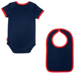 Baby Rompertje + Slabbetje France 2022/23 -Modekleding baby rompertje slabbetje france 202223 1