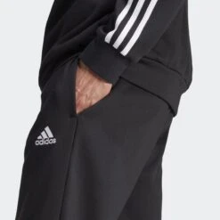 ADIDAS Basic 3-Stripes Fleece Trainingspak -Modekleding basic 3 stripes fleece trainingspak 4