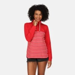 Regatta Bayla Wandelfleece Met Halve Knopenlijst Voor Dames -Modekleding bayla wandelfleece met halve knopenlijst voor dames 4