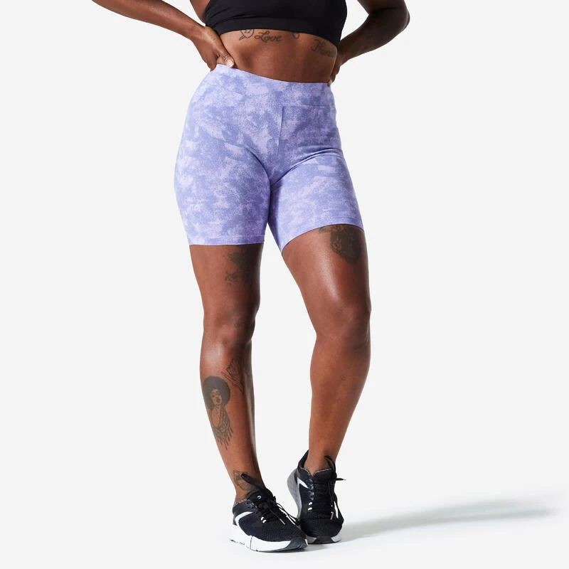 Bikershort Voor Fitness Dames 500 3 Bikershort Voor Fitness Dames 500