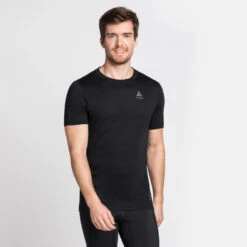 Odlo BL TOP Crew Neck S/s MERINO 130 -Modekleding bl top crew neck ss merino 130 3