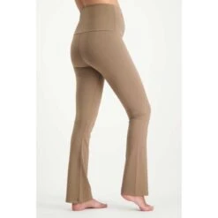 Bliss Prenatale Flared Broek Met Extra Hoge Tailleband- Inca Cacao -Modekleding bliss prenatale flared broek met extra hoge tailleband inca cacao 2