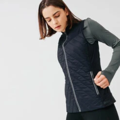 Kalenji Bodywarmer Voor Hardlopen Dames Warm -Modekleding bodywarmer voor hardlopen dames warm zwart 4