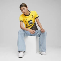 Borussia Dortmund 23/24 Thuisshirt Voor Dames PUMA -Modekleding borussia dortmund 2324 thuisshirt voor dames puma 4