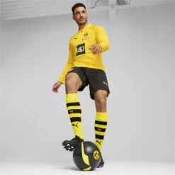 Borussia Dortmund Voetbaltrainingstop Met Kwartrits PUMA -Modekleding borussia dortmund voetbaltrainingstop met kwartrits puma 2