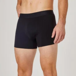 Boxershorts Voor Fitness 500 Set Van 3 -Modekleding boxershorts voor fitness 500 set van 3 zwart grijs marineblauw 3