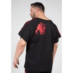 Gorilla Wear Buffalo Old School Workout Top - Black/Red -Modekleding buffalo old school workout top blackred 1