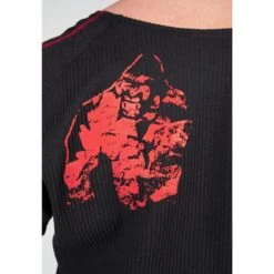 Gorilla Wear Buffalo Old School Workout Top - Black/Red -Modekleding buffalo old school workout top blackred 3