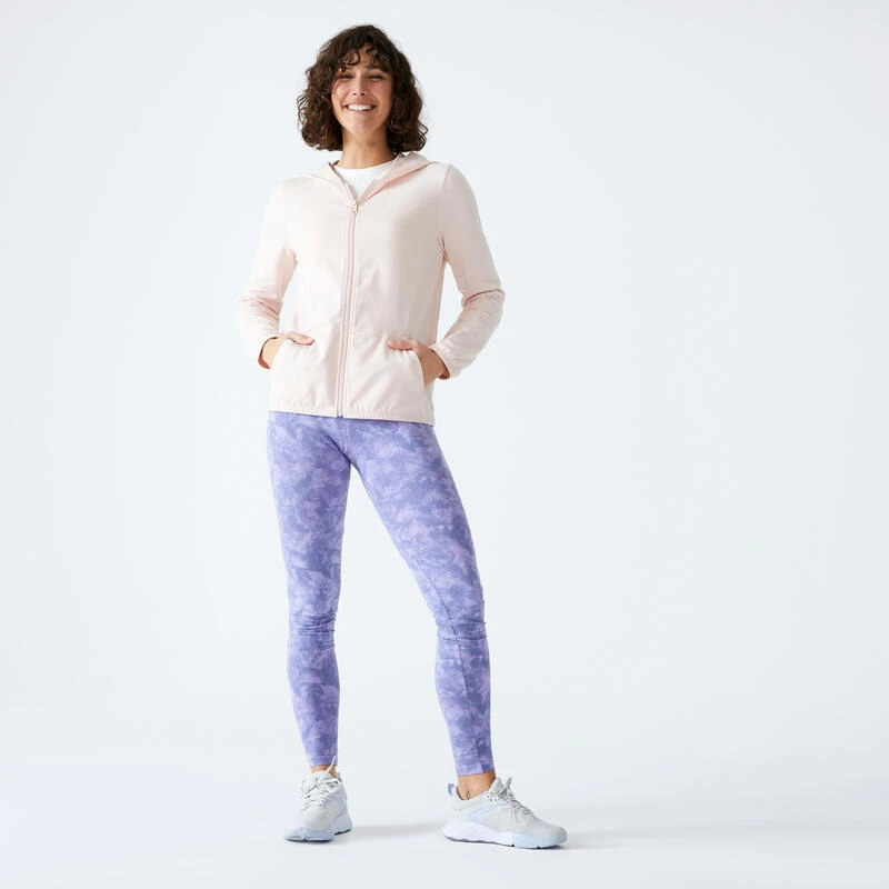 Capuchonvest Voor Fitness Dames 100 4 Capuchonvest Voor Fitness Dames 100 - Afbeelding 2