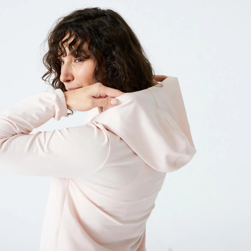 Capuchonvest Voor Fitness Dames 100 6 Capuchonvest Voor Fitness Dames 100 - Afbeelding 4