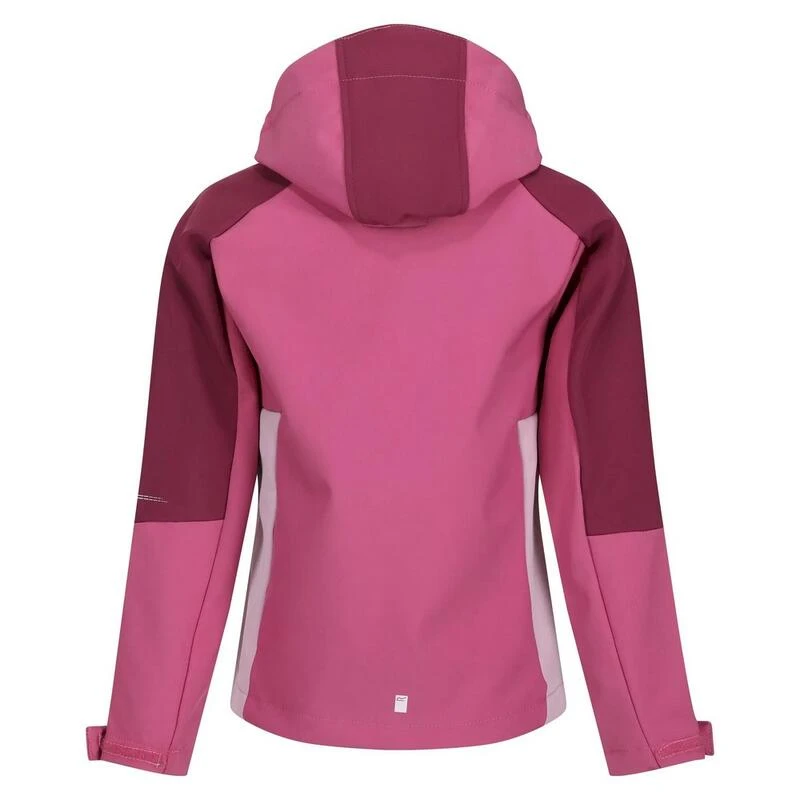 Regatta Childrens/Kids Eastcott II Soft Shell Jacket (Violet/Amarant Haze) 3 Regatta Childrens/Kids Eastcott II Soft Shell Jacket (Violet/Amarant Haze) - Afbeelding 2