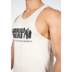 Gorilla Wear Classic Tank Top - Beige -Modekleding classic tank top beige 4