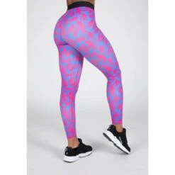 Gorilla Wear Colby Leggings - Blue/Pink -Modekleding colby leggings bluepink 1