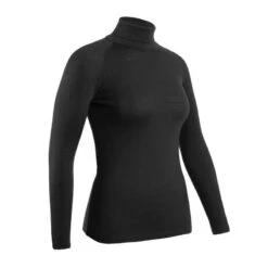 Coltrui Voor Golf Voor Dames CW500 -Modekleding coltrui voor golf dames winter cw500 zwart 8