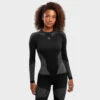 Compressie Shirt Wintersport SIROKO Drystone Zwart Dames -Modekleding compressie shirt wintersport siroko drystone zwart dames