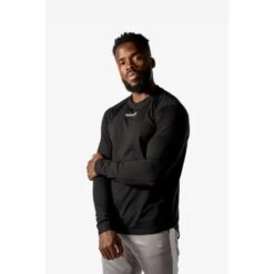 Core Scoop Long Sleeve - Fitness - Heren - Zwart -Modekleding core scoop long sleeve fitness heren zwart 2