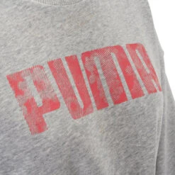 Puma Cropped Sweater Dames Katoen Grijs -Modekleding cropped sweater dames katoen grijs 7