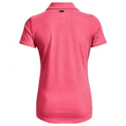 Dames Golfpolo Under Armour Zinger Short Sleeve Pink Shock -Modekleding dames golfpolo under armour zinger short sleeve pink shock 5