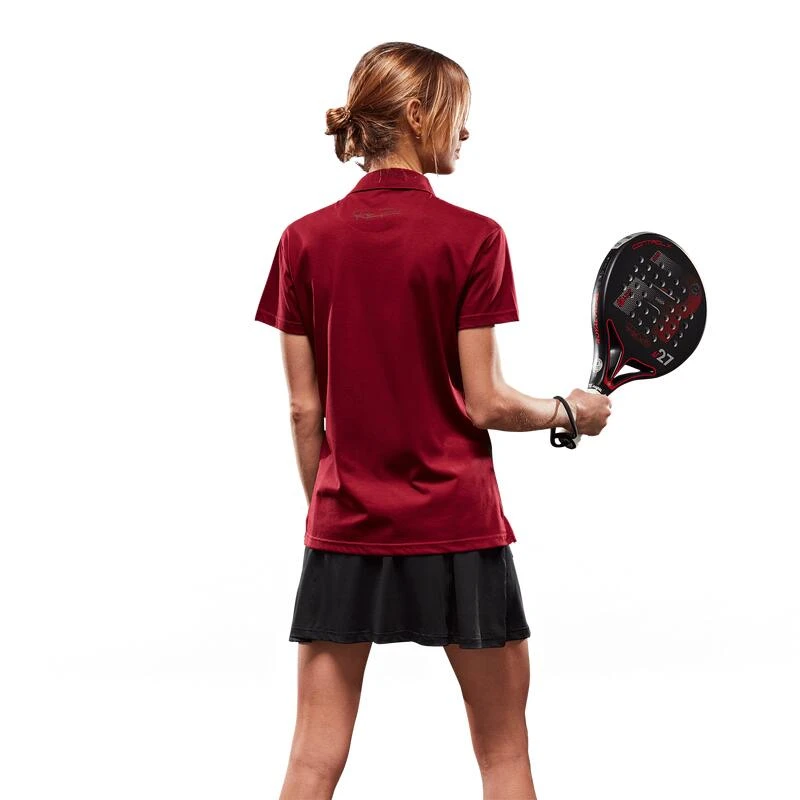 Dames Padel Polo Shirt Royal Padel Rood 4 Dames Padel Polo Shirt Royal Padel Rood - Afbeelding 2