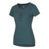 Dames-T-shirt Ocun Classic T Petrol -Modekleding dames t shirt ocun classic t petrol
