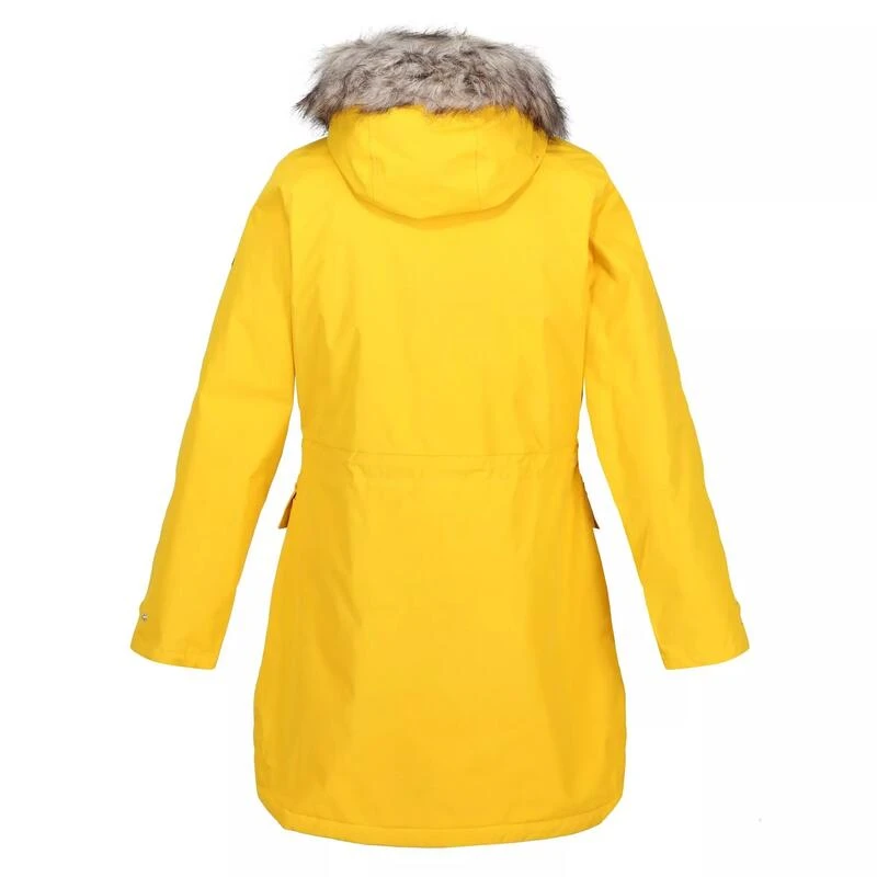 Regatta Dames/Dames Sabinka Parka Met Bontrand (Zwart) 4 Regatta Dames/Dames Sabinka Parka Met Bontrand (Zwart) - Afbeelding 2