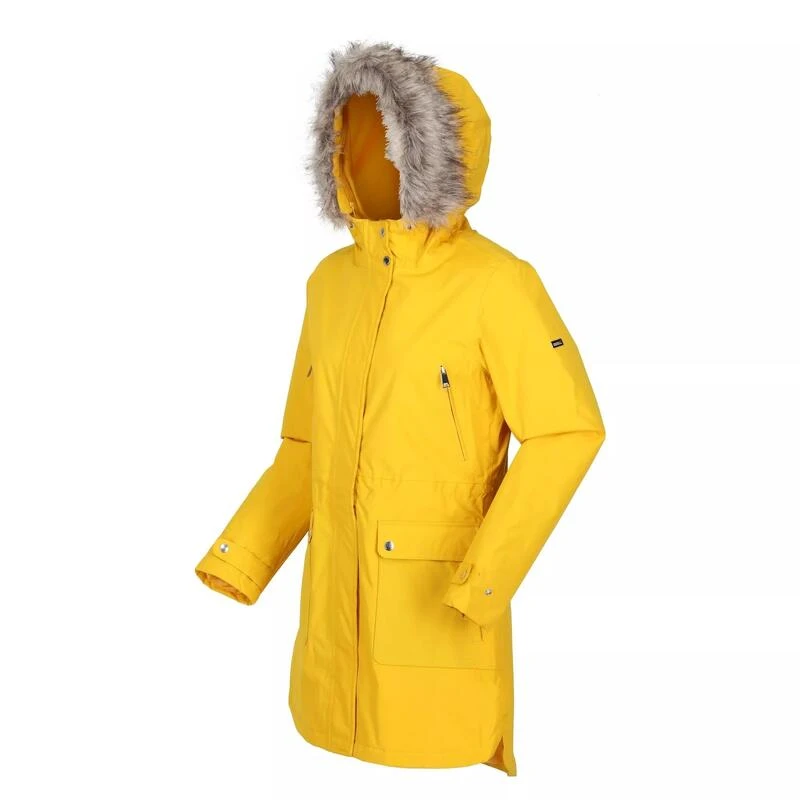 Regatta Dames/Dames Sabinka Parka Met Bontrand (Zwart) 5 Regatta Dames/Dames Sabinka Parka Met Bontrand (Zwart) - Afbeelding 3