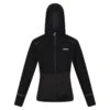 Regatta Dames/dames Textured Fleece Full Zip Hoodie (Zwart) -Modekleding damesdames textured fleece full zip hoodie zwart