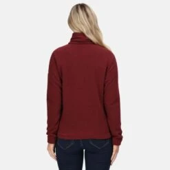 Regatta Dames/Dames Zabelle Fluffy Fleece (Claret Rood) -Modekleding damesdames zabelle fluffy fleece claret rood 1