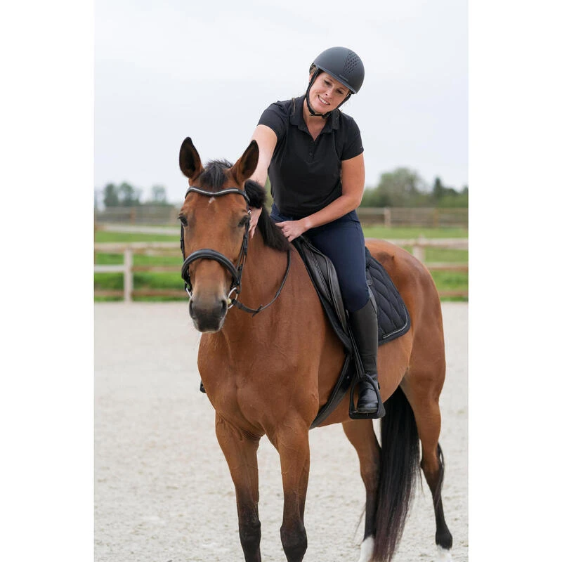 Damespolo Met Korte Mouwen Voor Ruitersport 100 8 Damespolo Met Korte Mouwen Voor Ruitersport 100 - Afbeelding 6