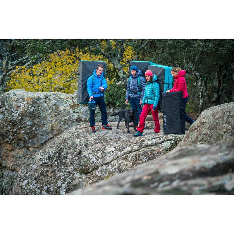 Simond Donsjas Voor Bergsport Dames ALPINISM LIGHT Framboosrood 19 Simond Donsjas Voor Bergsport Dames ALPINISM LIGHT Framboosrood - Afbeelding 17