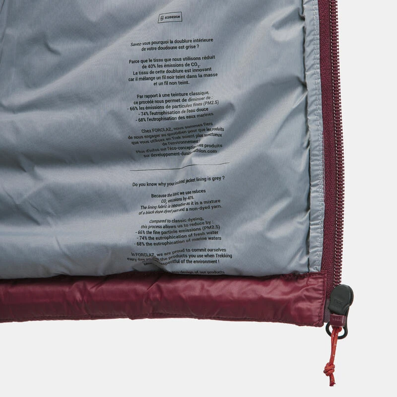 Donsjas Voor Bergtrekking Heren MT100 -5°C 13 Donsjas Voor Bergtrekking Heren MT100 -5°C - Afbeelding 11