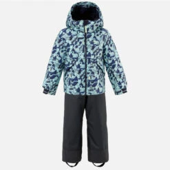 WEDZE Erg Warme En Waterdichte Ski-jas Voor Kinderen 100 Met Motief 16 WEDZE Erg Warme En Waterdichte Ski-jas Voor Kinderen 100 Met Motief -Modekleding erg warme en waterdichte ski jas voor kinderen 100 blauw met motief 6