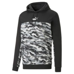 Essentials Block Camo Hoodie Voor Heren PUMA