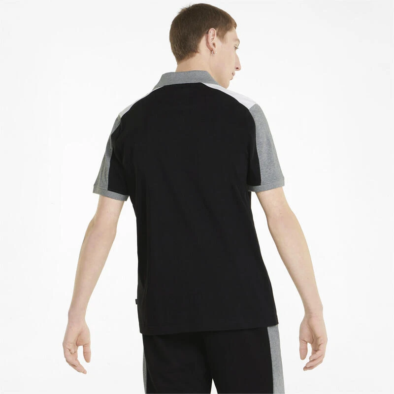 Essentials+ Block Jersey Poloshirt Voor Heren PUMA 5 Essentials+ Block Jersey Poloshirt Voor Heren PUMA - Afbeelding 3