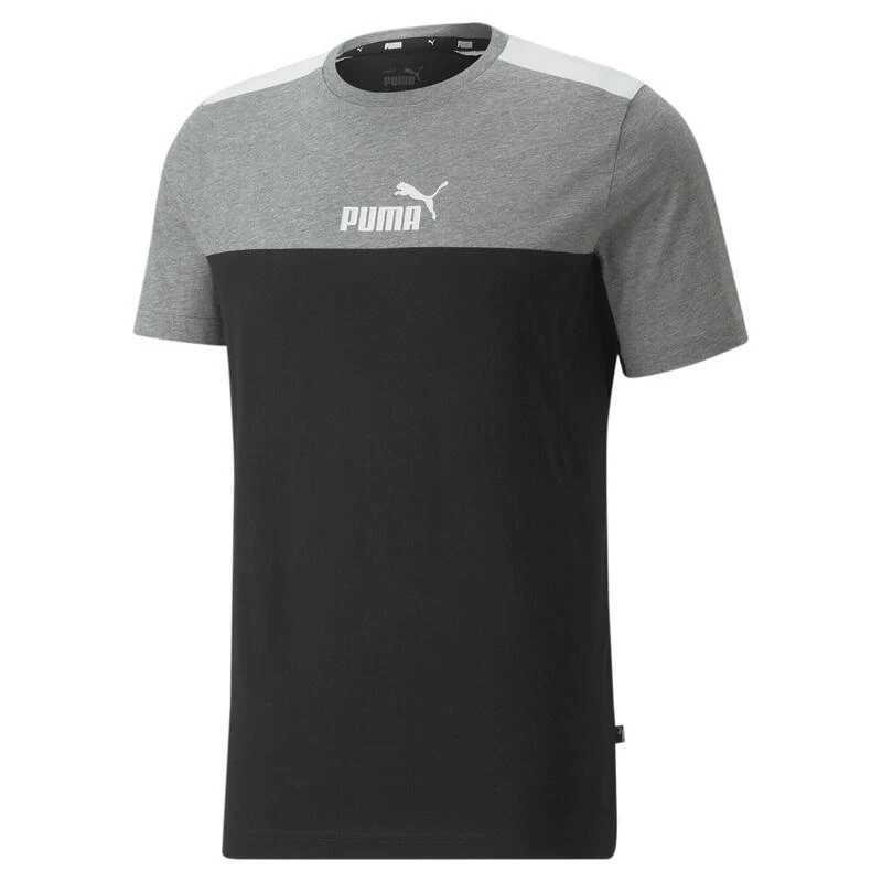Essentials+ Block T-shirt Voor Heren PUMA 3 Essentials+ Block T-shirt Voor Heren PUMA