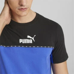 Essentials Block Tape T-shirt Voor Heren PUMA 12 Essentials Block Tape T-shirt Voor Heren PUMA -Modekleding essentials block tape t shirt voor heren puma 4