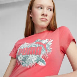 Essentials+ FLOWER POWER T-shirt Voor Jongeren PUMA -Modekleding essentials flower power t shirt voor jongeren puma 3