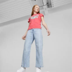 Essentials+ FLOWER POWER T-shirt Voor Jongeren PUMA -Modekleding essentials flower power t shirt voor jongeren puma 4